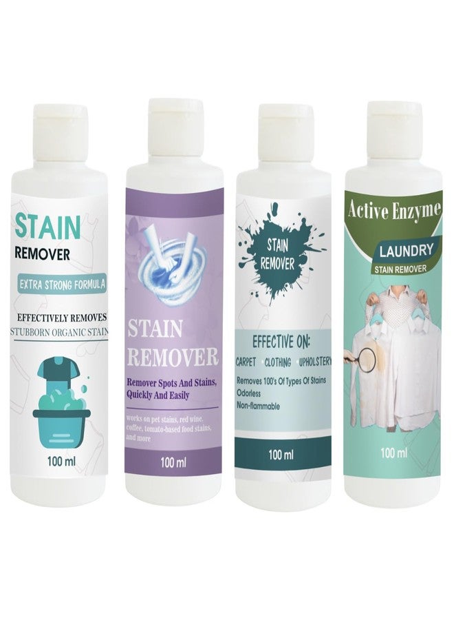 مجموعة مزيلات البقع من توفوس بألوان الدمى، والبنفسجي، والسماء، والفستق | محلول تنظيف متعدد الأسطح للملابس والأقمشة والمفروشات (100 غرام لكل منها) - Image 1